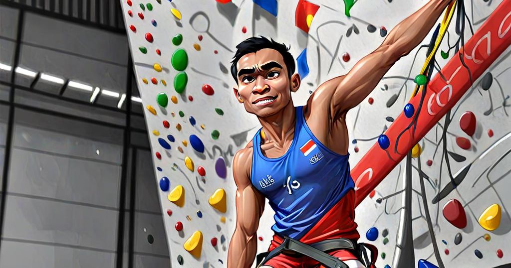 “Indonesia’s Veddriq Leonardo Makes Olympic History with Men’s Speed Climbing Gold”