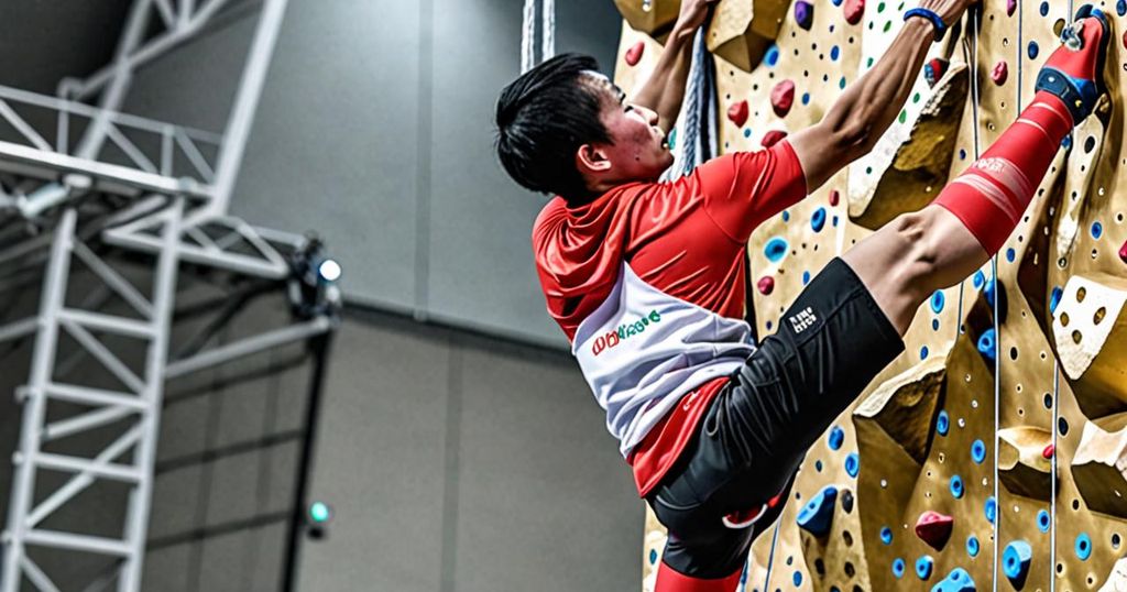 “Speed Climbing Sensation: Indonesia’s Veddriq Leonardo Takes Gold at Paris 2024 Olympics”