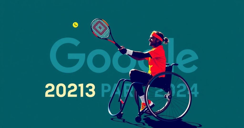 Google Doodle Celebrates Wheelchair Tennis at Paris Paralympics 2024